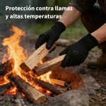 Guantes Calor, Altas Temperaturas, Horno, Parrilla, Fogones - Imagen 9