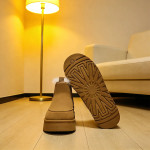 Pantubotas Mujer Plataforma Corderito Invierno - Imagen 2