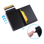 Porta Tarjetas De Metal Rfid Cuero Sintetico - Imagen 19