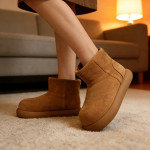 Botitas De Mujer Abrigadas Con Forro Interno - Imagen 6