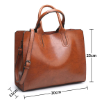 Bolso Cartera Mujer Vintage Simple Elegante Gran Capacidad - Imagen 18