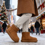 Botitas De Mujer Abrigadas Con Forro Interno - Imagen 8