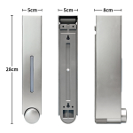 Dispensador De Jabón Con Visor Jabón Líquido Para Baño 420ml - Imagen 2