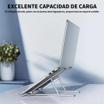Soporte Ajustable Laptop Notebook Aluminio 165x240x150 Mm - Imagen 14