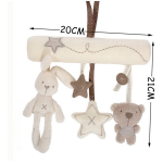 Colgante Peluche Para Bebe Cochecito Cuna Juguete Sensorial - Imagen 2