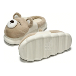 Pantufla Alta Unisex Con Interior De Corderito Diseño Osito - Imagen 4
