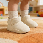 Botitas Bebe Invierno Con Corderito Antideslizantes - Imagen 2