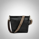 Bolso Cartera Cuero Alta Calidad Gran Capacidad Asa De Tela - Imagen 8