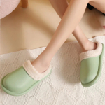 Pantufla Gomón Abierta Abrigo Invierno Calentita Cálida Lisa - Imagen 15