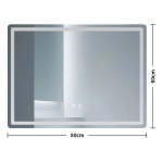 Espejo Para Baño Led 80x60 Antiempañante Táctil 3 Tonos - Imagen 2