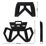 Banco Banquito Plegable Plastico Resistente Moderno - Imagen 4