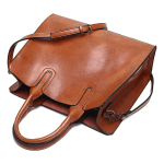 Bolso Cartera Mujer Vintage Simple Elegante Gran Capacidad - Imagen 8