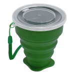 Vaso De Silicona Plegable Con Tapa Libre Bpa - Imagen 8