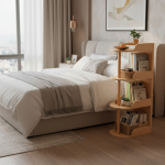 Mesa De Noche Organizador De 4 Estantes Para Dormitorio - Imagen 7