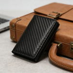 Porta Tarjetas De Metal Rfid Cuero Sintetico - Imagen 48