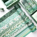 Set X12 Cinta Adhesiva Decorativa De Papel Washi Tape - Imagen 12