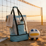 Bolsa De Playa Picnic Paseo Con Conservadora Incluida 2 En 1 - Imagen 8