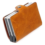 Porta Tarjetas De Metal Rfid Cuero Sintetico Doble - Imagen 21