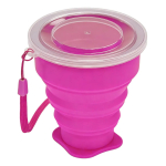 Vaso De Silicona Plegable Con Tapa Libre Bpa - Imagen 29
