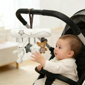 Colgante Peluche Para Bebe Cochecito Cuna Juguete Sensorial, foto 8