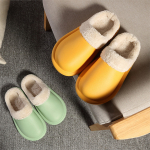 Pantufla Gomón Abierta Abrigo Invierno Calentita Cálida Lisa - Imagen 2