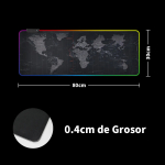 Mouse Pad Alfombrilla Gamer Rgb Led Usb Grande - Imagen 11