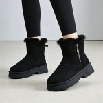 Pantubotas Mujer Abrigadas Caña Baja Con Cierre - Imagen 2