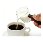 Jarra Medidora Cafe Alcohol Salsas Vidrio Y Madera 70ml - Imagen 4