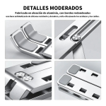 Soporte Ajustable Laptop Notebook Aluminio 165x240x150 Mm - Imagen 10