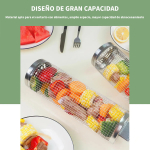 Tubo Canasta Para Asar Verduras + Cepillo Limpiador - Imagen 7