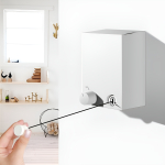 Tender Retractil Ropa Para Pared Cuerda De Acero 4,2mts 20kg - Imagen 4