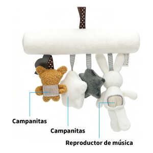 Colgante Peluche Para Bebe Cochecito Cuna Juguete Sensorial, foto 3