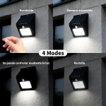 Foco Luz Led Solar Exterior 20 Led Con Sensor De Movimiento - Imagen 7