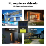 Foco Luz Led Solar Exterior 20 Led Con Sensor De Movimiento - Imagen 8
