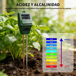 Medidor De Humedad Plantas Suelo Ph Luz 3 En 1 - Imagen 7