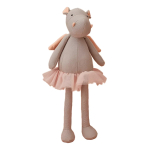 Peluche Muñeco Hipopótamo Animales Danza Niñas Juguete - Imagen 2