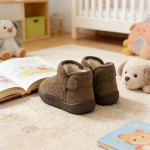 Botitas Bebe Invierno Con Corderito Antideslizantes - Imagen 6