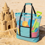 Bolsa De Playa Picnic Paseo Con Conservadora Incluida 2 En 1 - Imagen 5