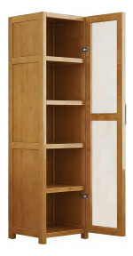 Biblioteca Organizador 5 Estantes Con Puerta De Acrílico - Imagen 3