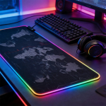 Mouse Pad Alfombrilla Gamer Rgb Led Usb Grande - Imagen 13
