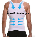 Musculosa Camiseta Faja Reductora Modeladora Hombre Slim - Imagen 4