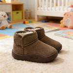 Botitas Bebe Invierno Con Corderito Antideslizantes - Imagen 5