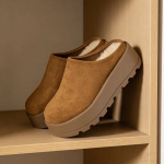 Sueco Con Plataforma Calzado De Abrigo En Gamuza Para Dama - Imagen 7