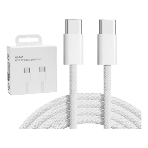 Cable Cargador Compatible iPhone Tipo Usb C Trenzado 1 Metro
