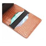 Porta Tarjetas De Metal Rfid Cuero Sintetico - Imagen 38