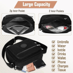 Bandolera Morral Urbano Varios Cierres Correa Ajustable - Imagen 4