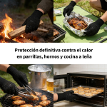 Guantes Calor, Altas Temperaturas, Horno, Parrilla, Fogones - Imagen 10