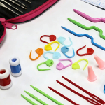 Set Crochet 22 Agujas Crochet Con Estuche Y Accesorios - Imagen 5