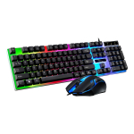 Teclado+mouse Gamer Silencioso Con Luces Rgb Usb - Imagen 7