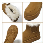 Pantubotas Mujer Plataforma Corderito Invierno - Imagen 4